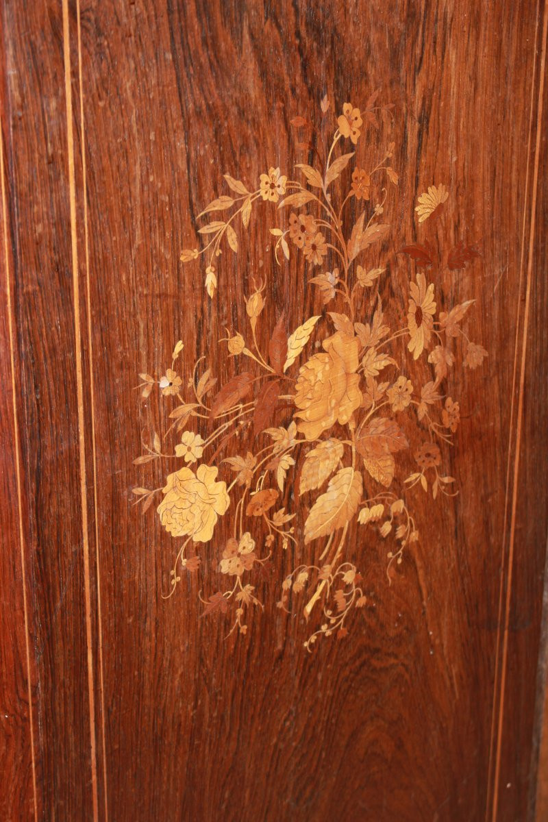 Semainier français en palissandre – Style Charles X, fin du XIXᵉ siècle-photo-1