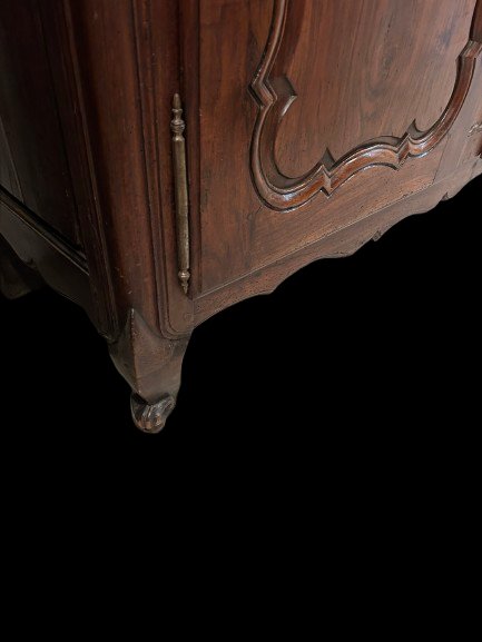 Buffet Provençal Français 2 Portes en Châtaignier – Première Moitié du XIXe siècle-photo-4