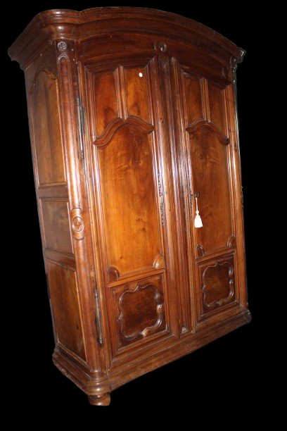 Grande Armoire Française du XVIIIe Siècle en Noyer – Style Provençal (Fin 1700)-photo-4