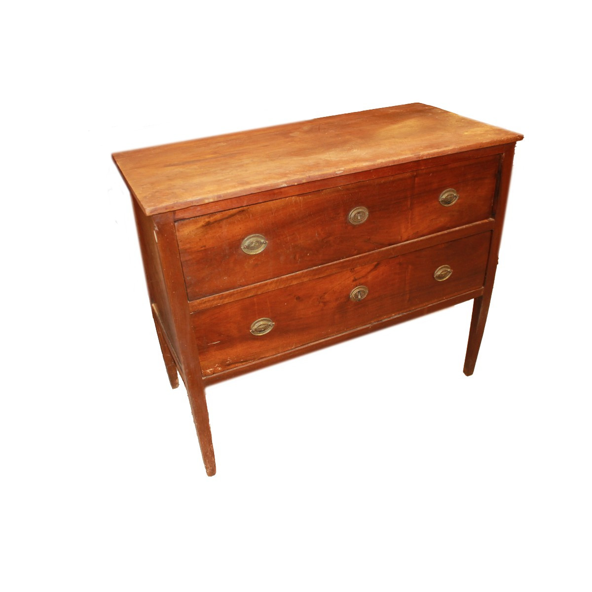 Commode Italienne Louis XVI en Noyer – Seconde Moitié XVIIIe Siècle