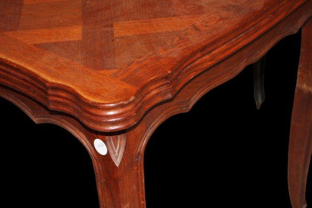 Table provençale française extensible en bois de cerisier – Début XXᵉ siècle-photo-2