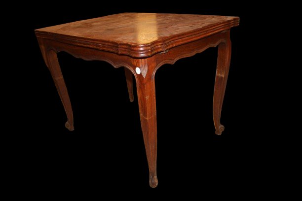 Table provençale française extensible en bois de cerisier – Début XXᵉ siècle-photo-3