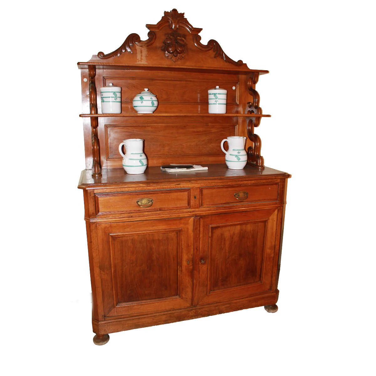 Buffet Française Style Louis-Philippe – Milieu XIXe Siècle, Noyer