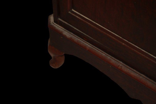 Bibliothèque Vitrée Anglaise en Acajou – Fin XIXe Siècl-photo-4