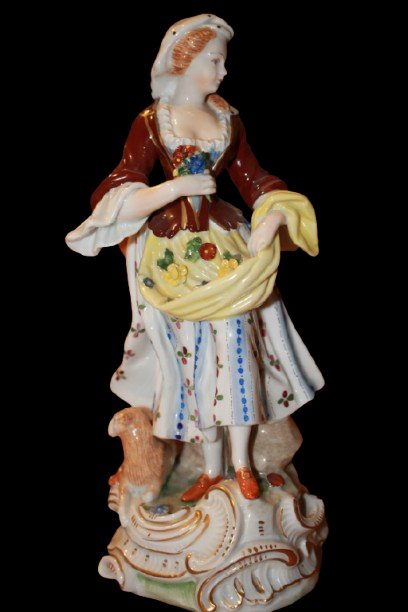 Paire de Figurines en Porcelaine de Meissen – Début XIXe Siècle-photo-4