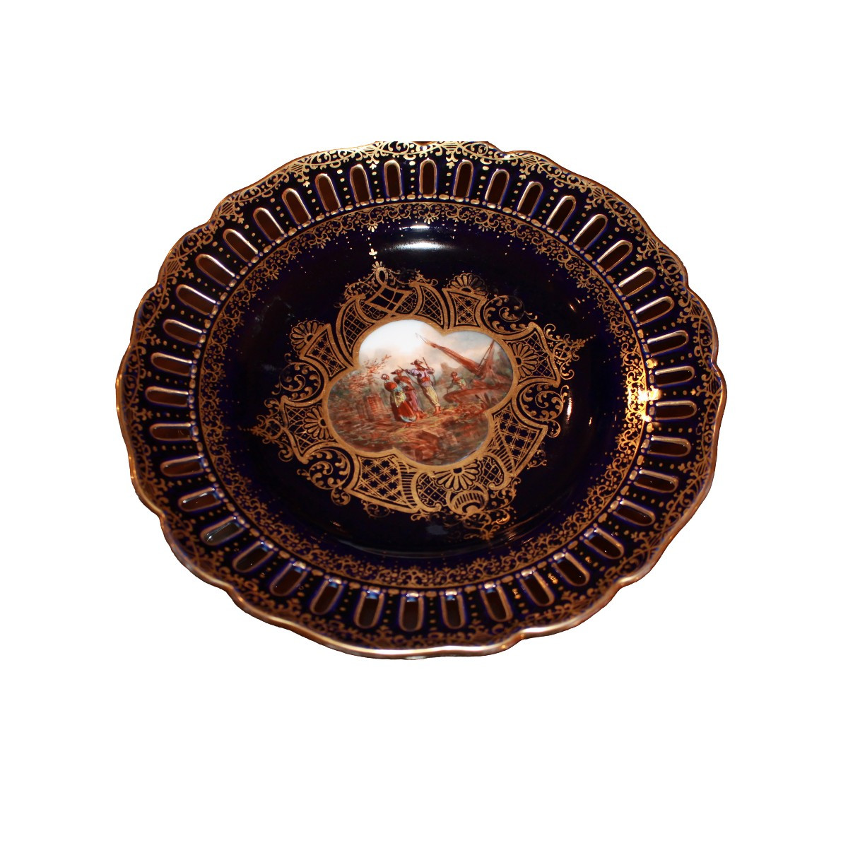 Assiettes en Porcelaine Sèvres Françaises Élégantes – XIXe Siècle