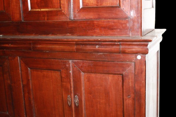 Large Italian Double-body Antique Sideboard – Early 19th Century-photo-3