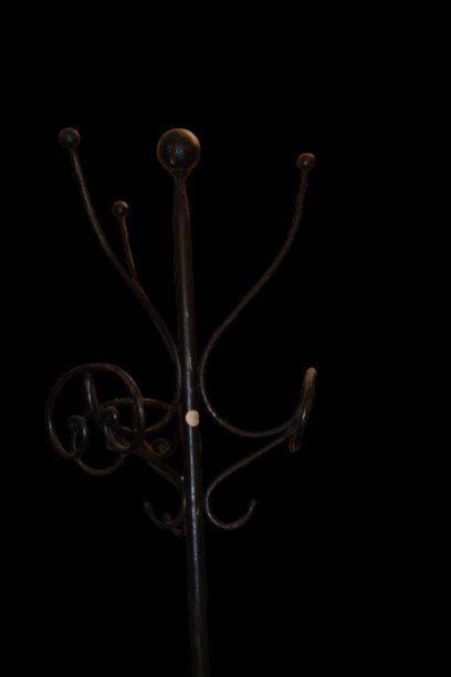 Porte-Manteau Italien Ancien en Fer Forgé – XIXe Siècle-photo-2