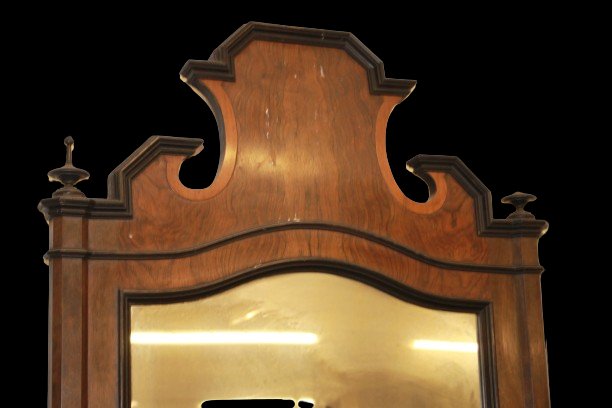 Cassettone E Comodini Italiani Genovesi Di Fine 1800 Stile Luigi Filippo In Legno Di Palissandr-photo-2