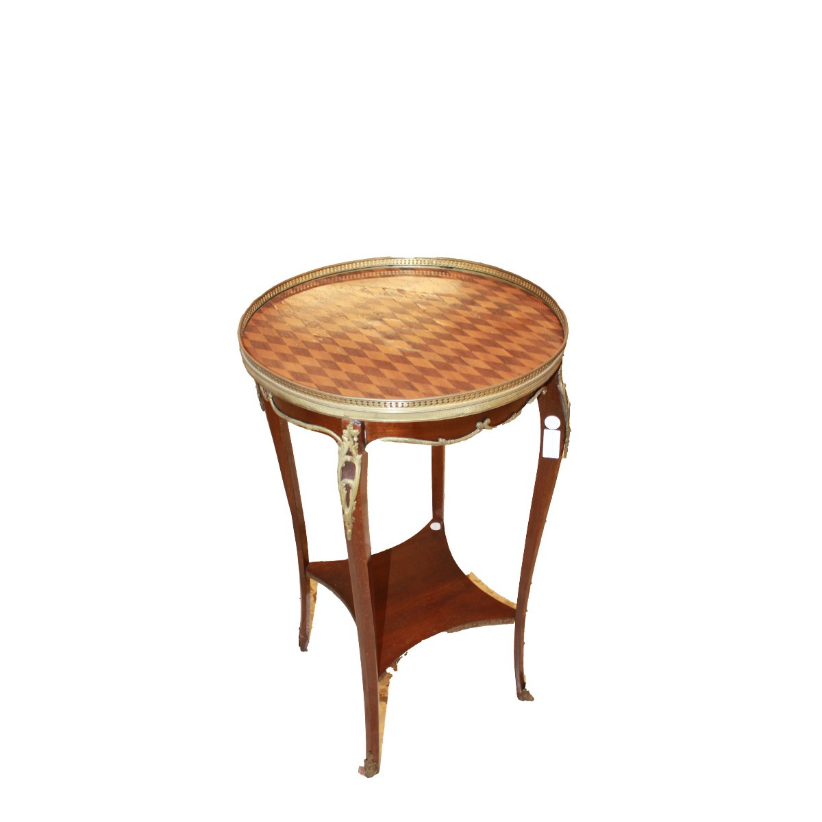 French Gueridon Side Table From The 1800s, Louis XV Style