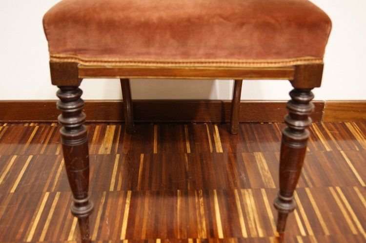 Set Of 4 Victorian Inlaid Chairs-photo-4
