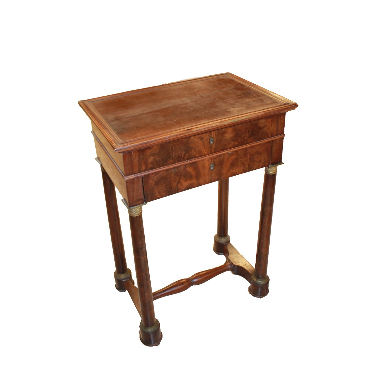 Small 19th-century French Empire-style Mahogany Vanity