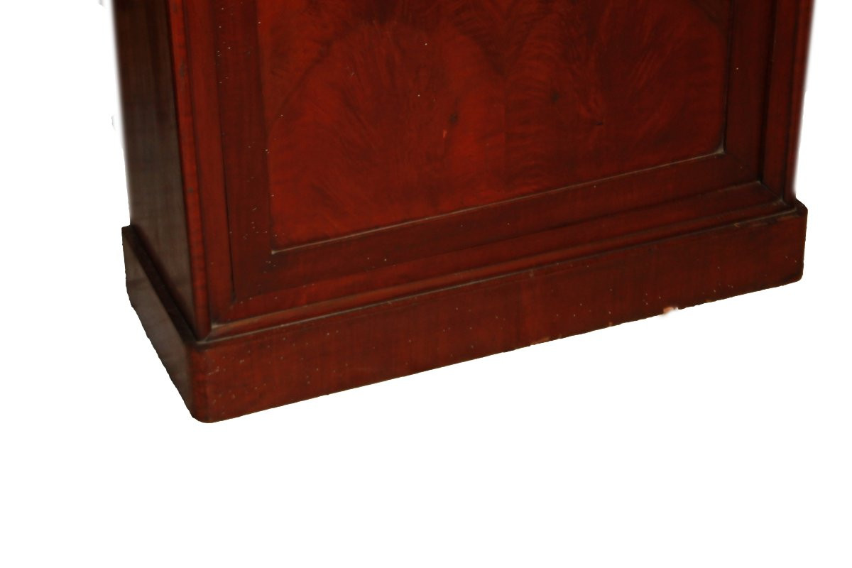19th-century French Mahogany Bookcase In Directoire Style-photo-4