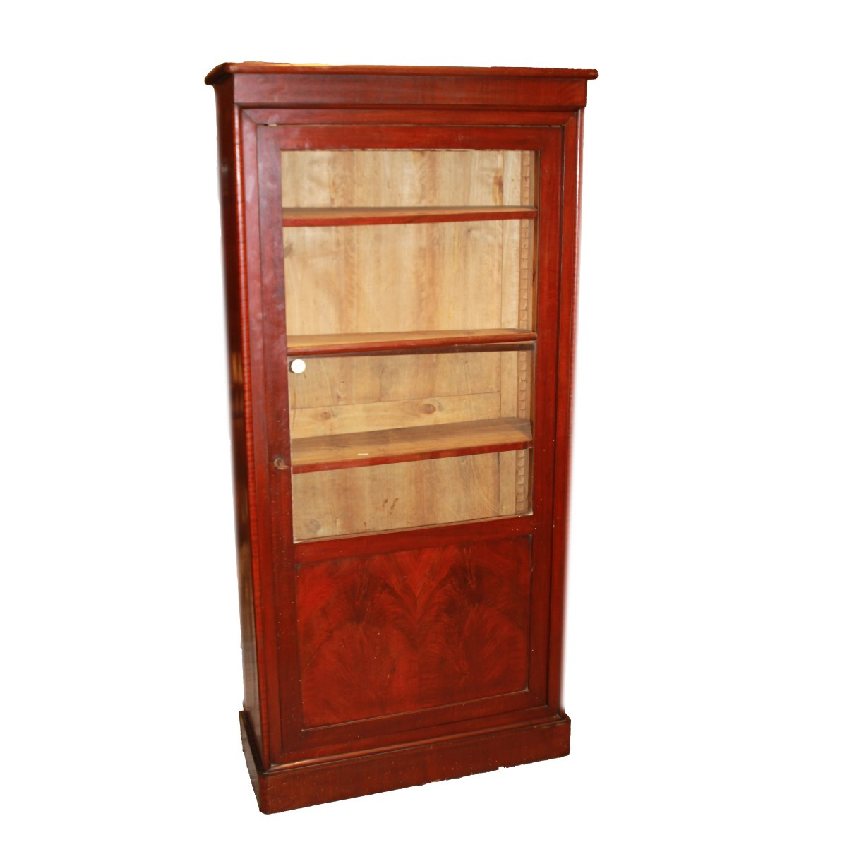 19th-century French Mahogany Bookcase In Directoire Style