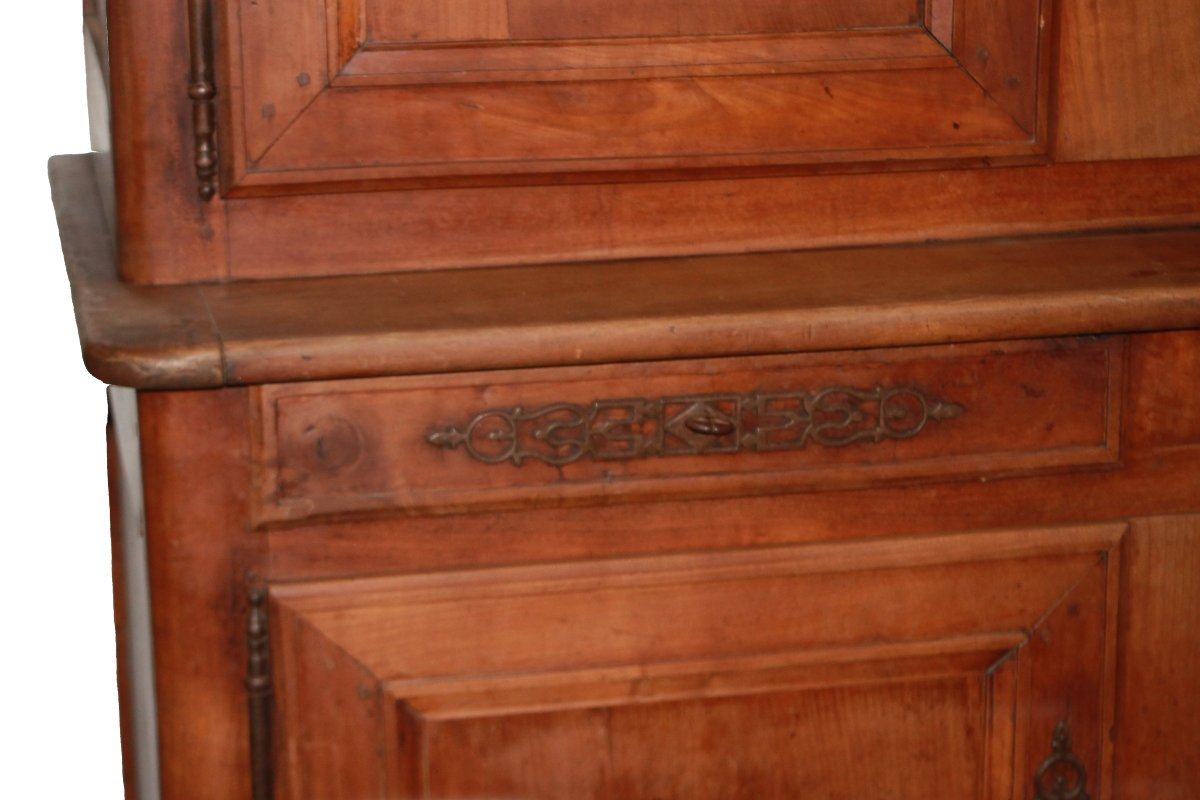Large Double-body Sideboard With 4 Doors In French Provençal Style-photo-3