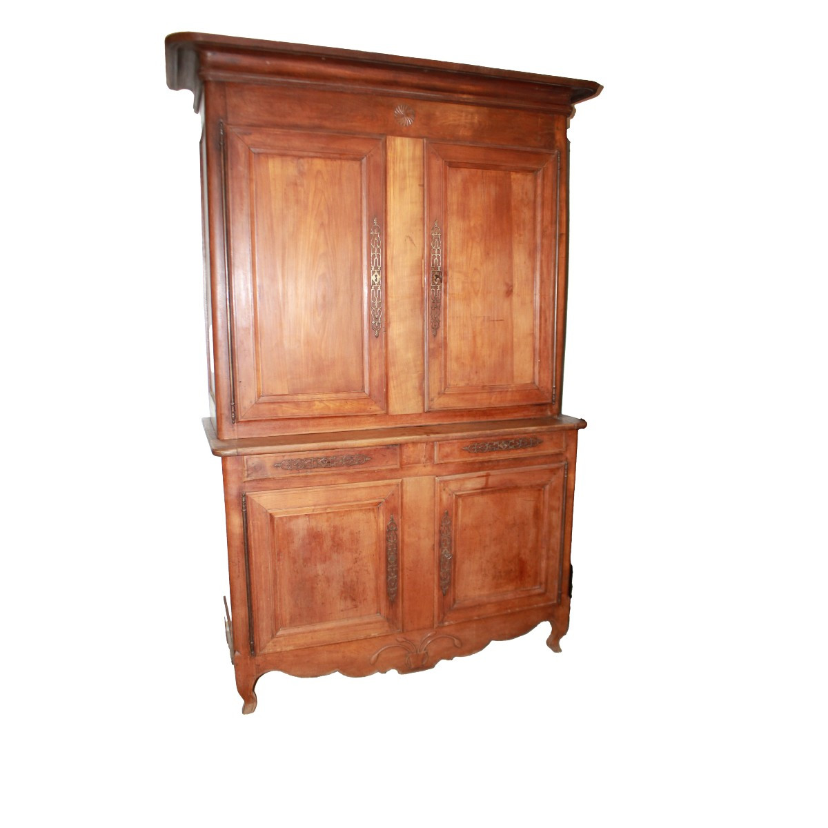 Large Double-body Sideboard With 4 Doors In French Provençal Style