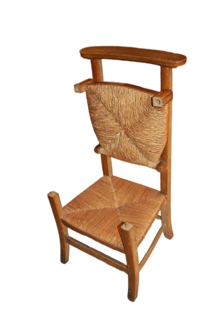 Ensemble de 6 Chaises-Genuflectoires Françaises, Fin XIXe Siècle, Bois de Noyer-photo-2
