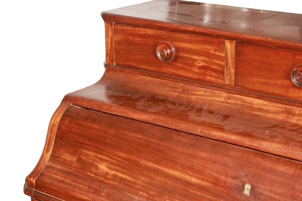 Bureau à abattant français du XIXe siècle – Style Louis-Philippe en acajou-photo-2