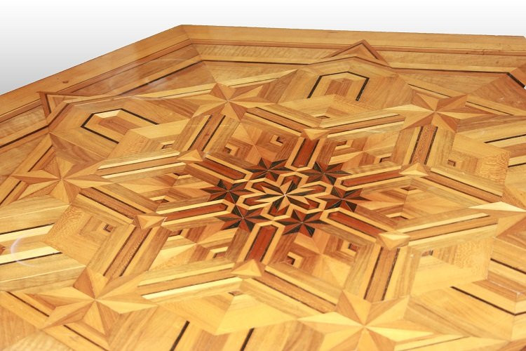 19th-century Italian Rolo Coffee Table With An Octagonal Top-photo-2