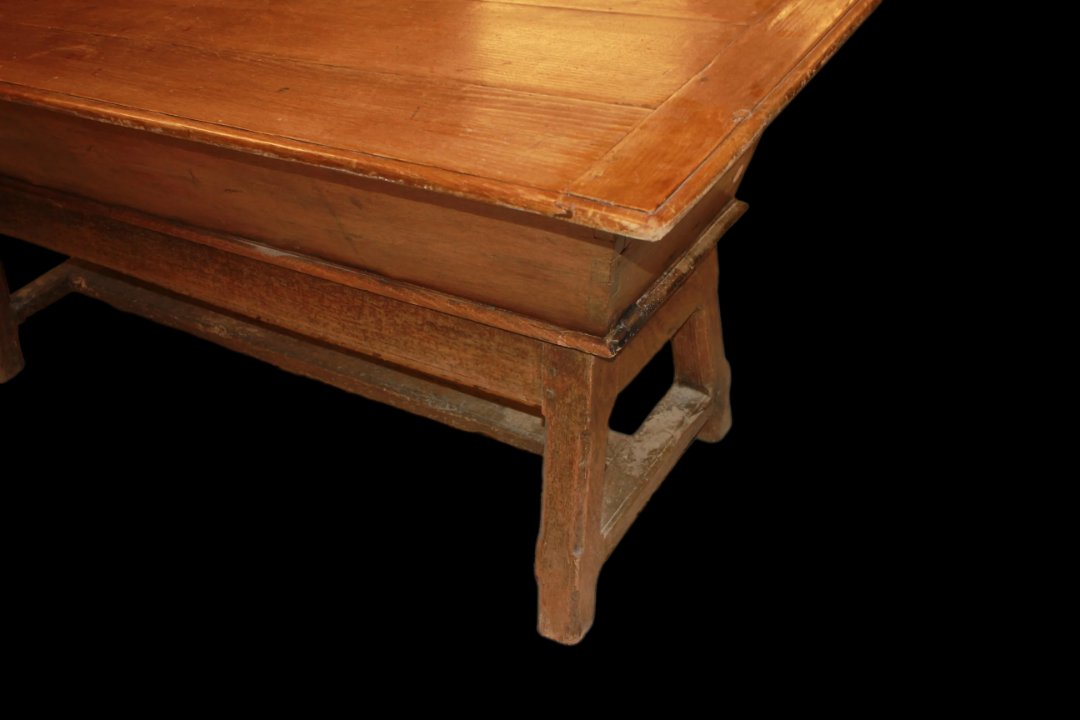 Large 19th-century French Flour Cupboard Made Of Walnut Wood-photo-3
