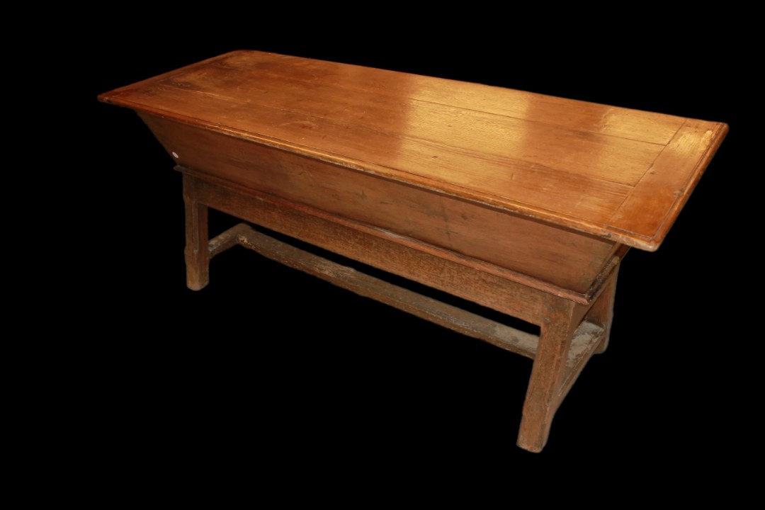 Large 19th-century French Flour Cupboard Made Of Walnut Wood