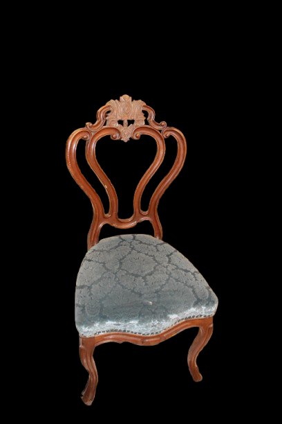 Set Of 4 Nordic Biedermeier-style Chairs In Walnut-photo-2
