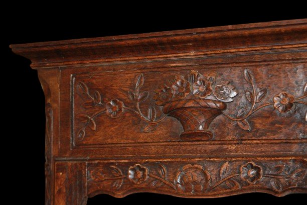 Pair Of Provençal-style Display Cabinets With Intricate Carved Designs, 1800s-photo-3