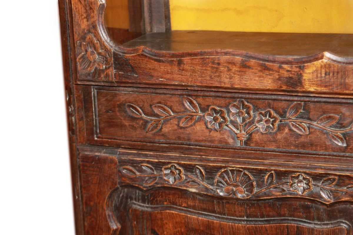 Pair Of Provençal-style Display Cabinets With Intricate Carved Designs, 1800s-photo-4