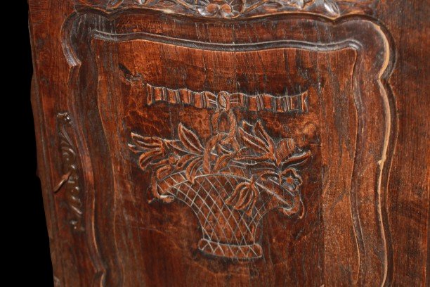 Pair Of Provençal-style Display Cabinets With Intricate Carved Designs, 1800s-photo-1