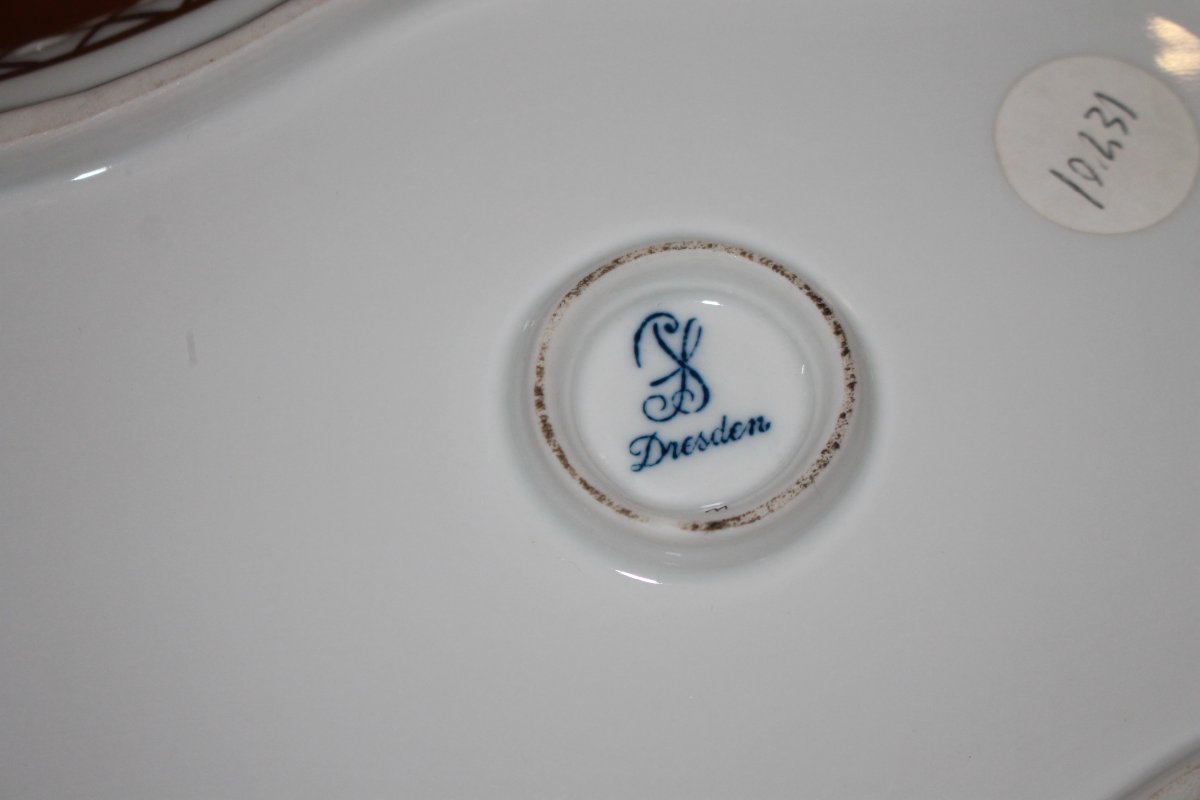 Vide-Poches en Porcelaine Europe du Nord – XIXe Siècle-photo-3