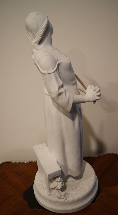 Porcelaine biscuit française Jeune Femme-photo-4