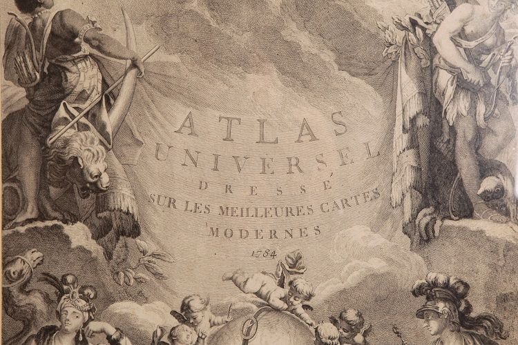 Estampe "Atlas Universel dressé sur les meilleures cartes modernis" Santini-photo-2