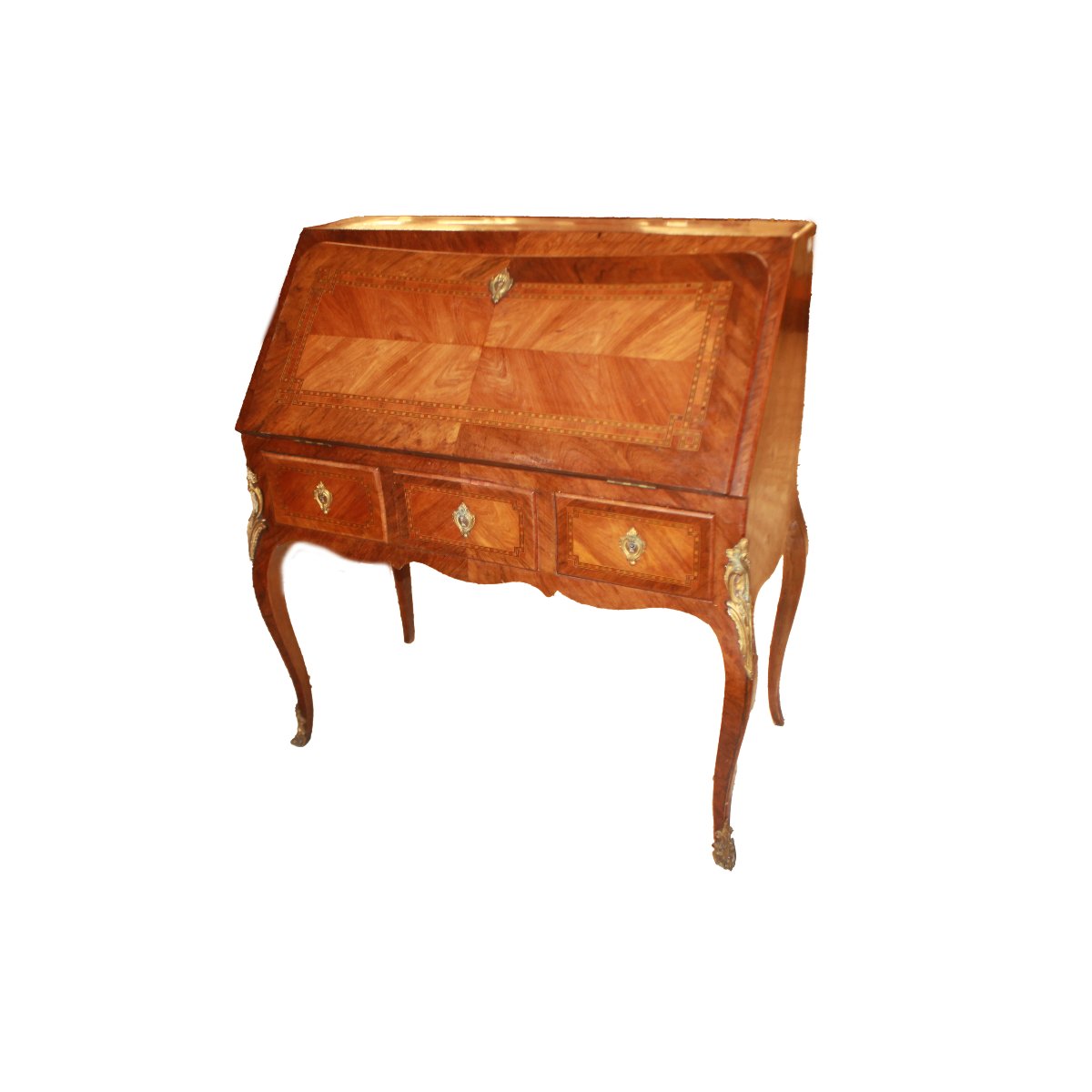 Early 1800s Louis XV-style Side Table With Inlay