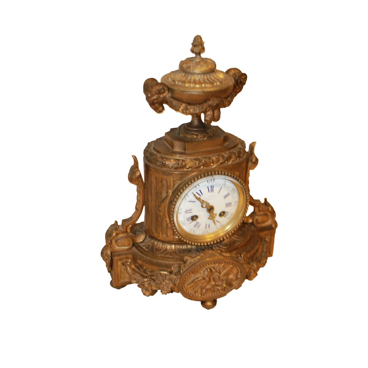 19th-century French Table Clock In An Eclectic Style