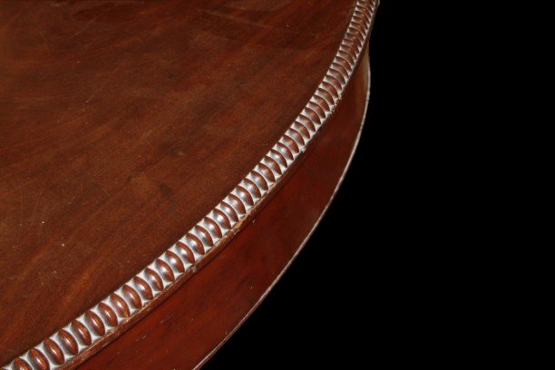 Table française extensible style Charles X, milieu XIXe siècle, acajou-photo-3