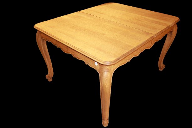 Table de salle à manger française extensible style Provençal en chêne, fin XIXe siècle-photo-2