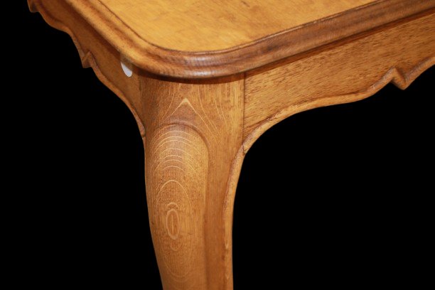 Table de salle à manger française extensible style Provençal en chêne, fin XIXe siècle-photo-4