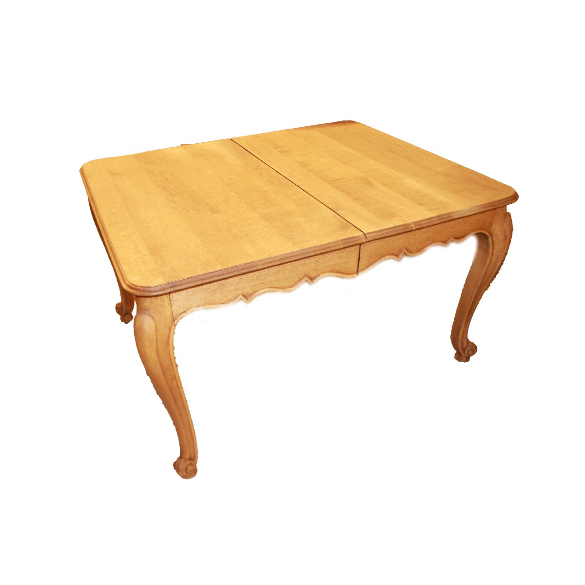 Table de salle à manger française extensible style Provençal en chêne, fin XIXe siècle