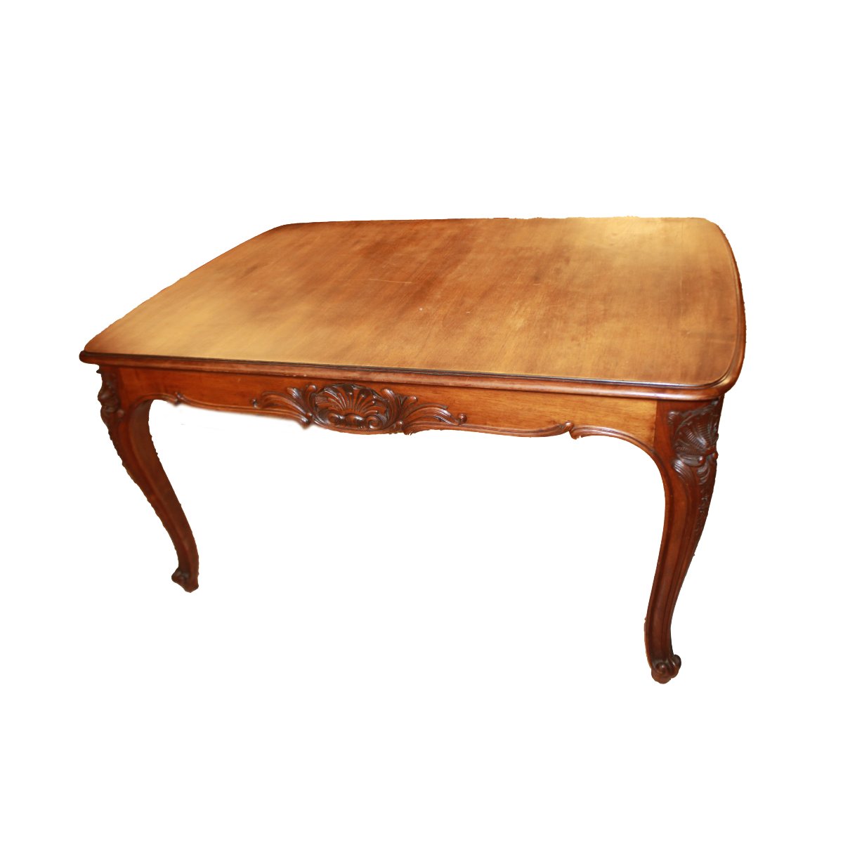 Late 1800s Provençal-style Fixed Table Made Of Walnut Wood