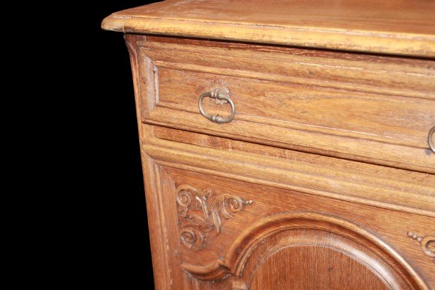 Small 19th-century Provençal-style Sideboard Made Of Oak-photo-2