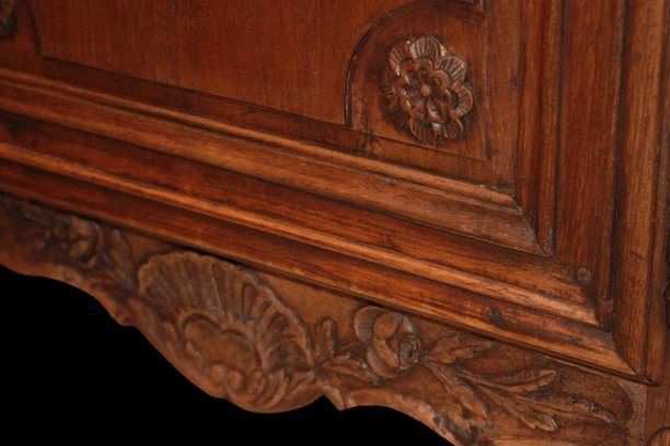 Small 19th-century Provençal-style Sideboard Made Of Oak-photo-1