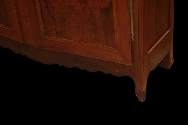 Large 19th-century Provençal Display Cabinet With 2 Doors, Walnut-photo-4