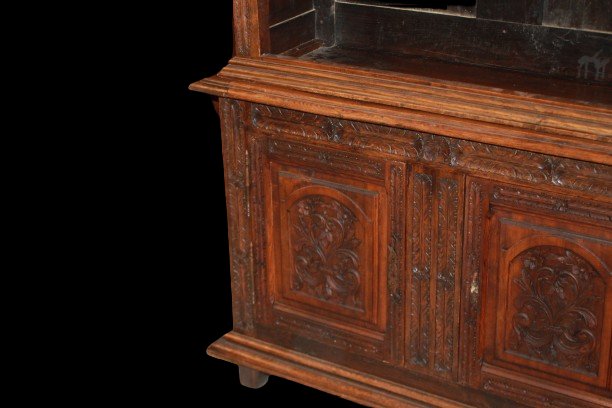 Buffet française style Vieille Provence en chêne sculpté, seconde moitié XIXe siècle-photo-4