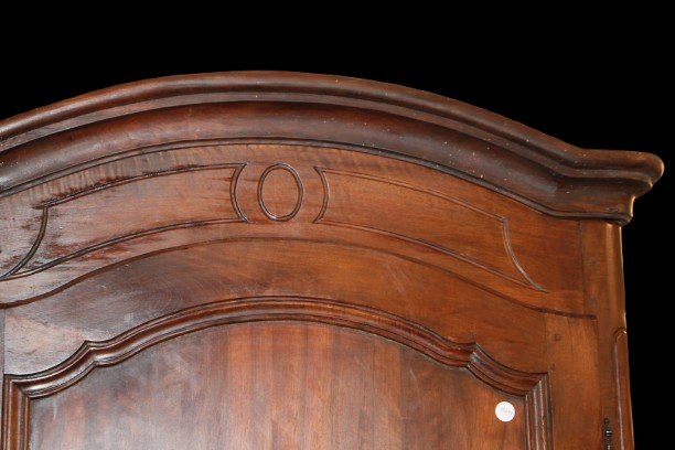 Grande armoire française style Provençal à une porte en noyer, fin XVIIIe siècle-photo-2