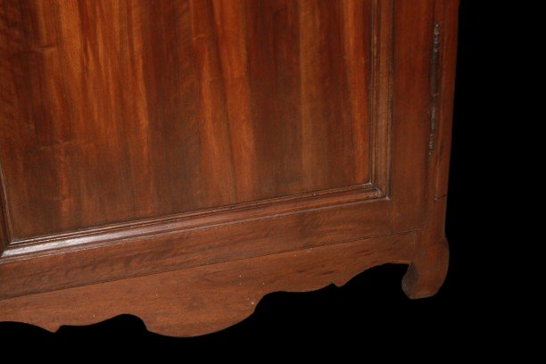 Grande armoire française style Provençal à une porte en noyer, fin XVIIIe siècle-photo-3