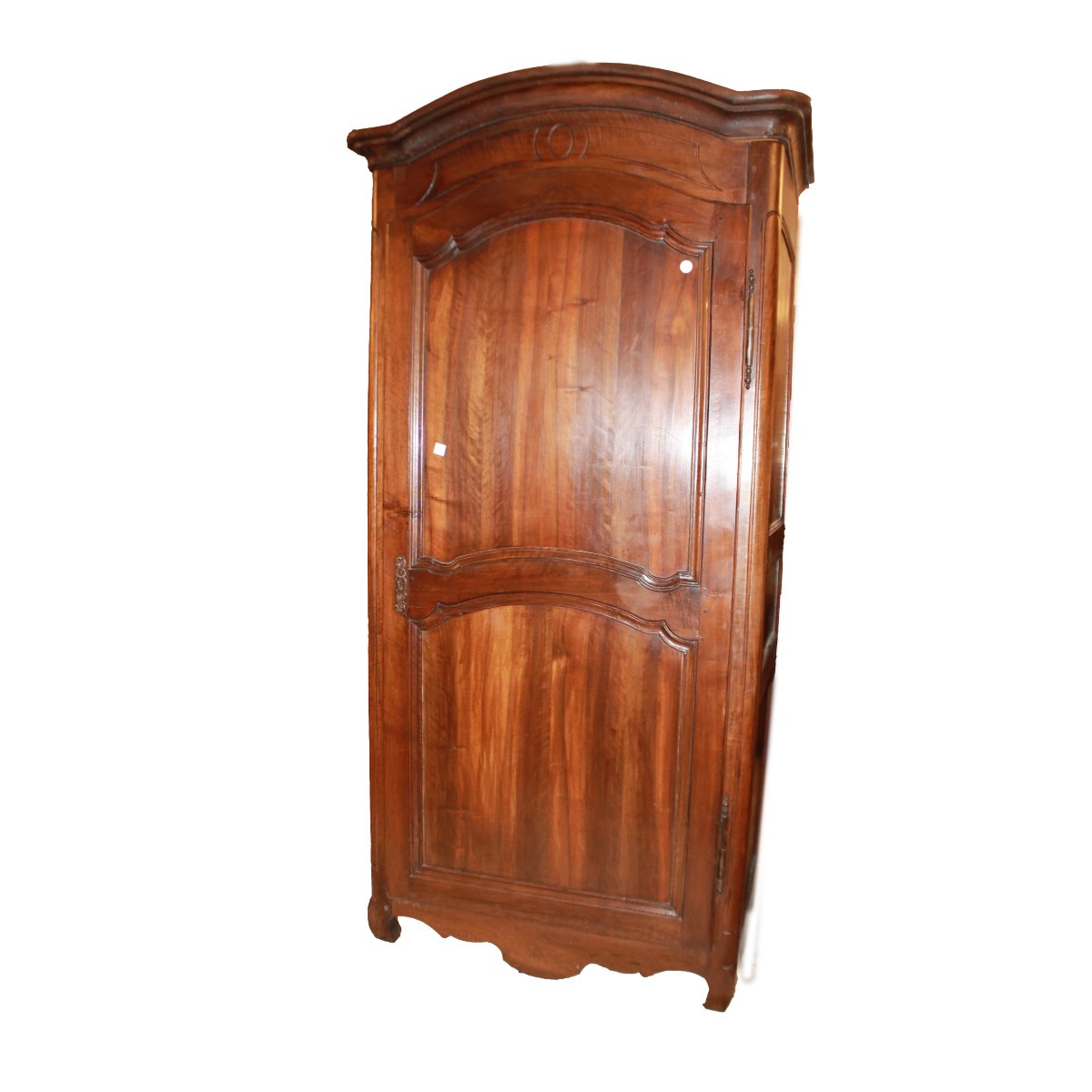 Grande armoire française style Provençal à une porte en noyer, fin XVIIIe siècle