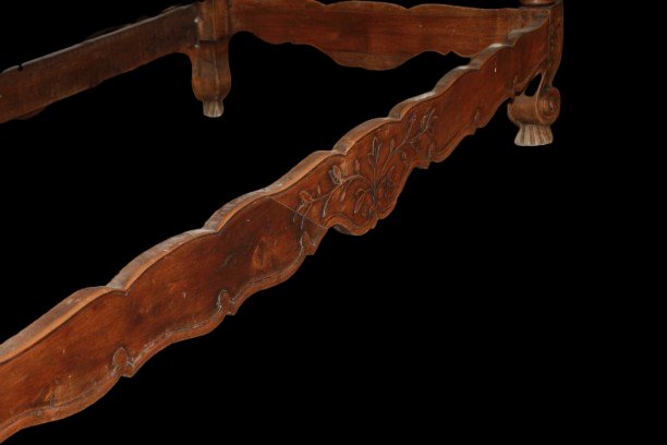 Large Rectangular Extendable Provençal Table From The 1800s, Made Of Walnut Wood-photo-3