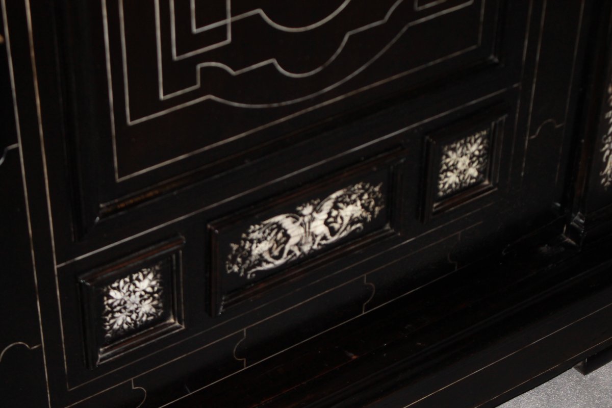 Elegant Lombard Sideboard From The Early 19th Century-photo-4