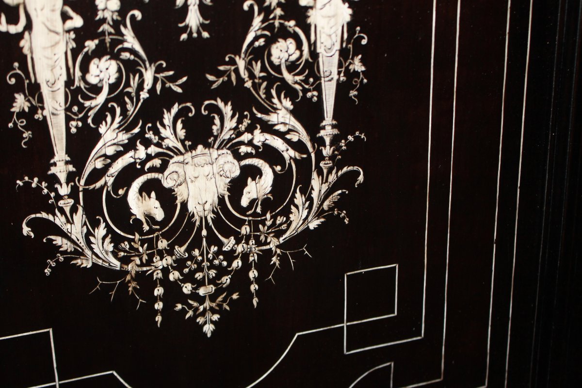 Elegant Lombard Sideboard From The Early 19th Century-photo-3