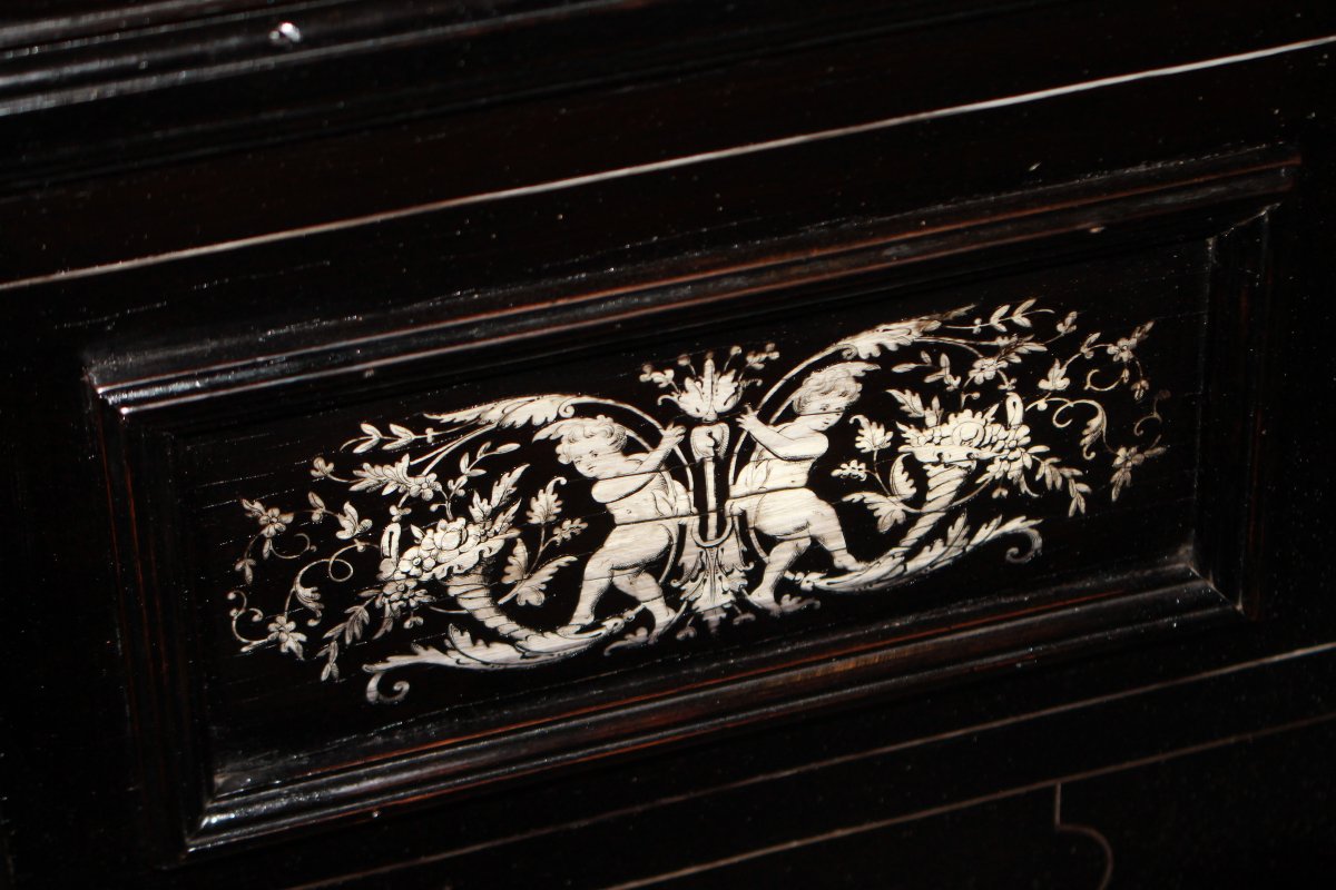 Elegant Lombard Sideboard From The Early 19th Century-photo-4